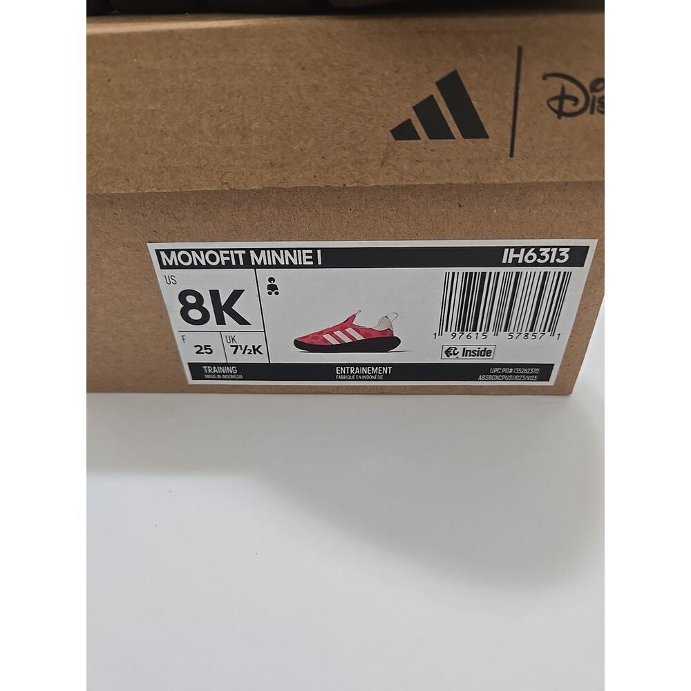 Adidas Disney Monofit Minnie I Slip-on Shoes IH6313 Kids size 8K - Picture 8 of 13